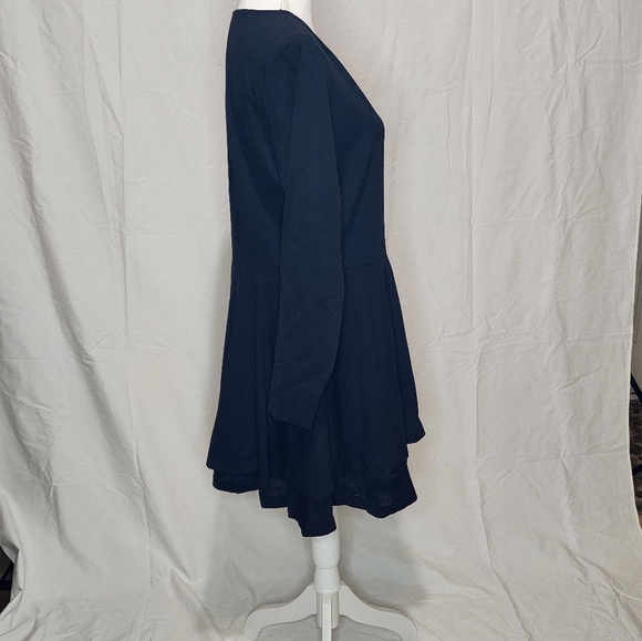 SHEIN Women's V-neck Two-Layer Hem Mini Dress NWT - Picture 6 of 12